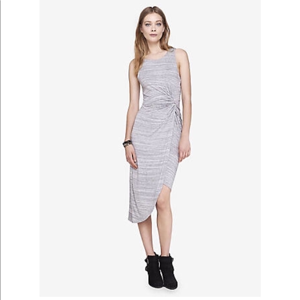 Express Frey Twist Front Midi